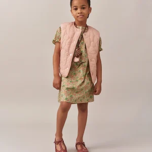 Veste doudoune Jilian matelassée cerises sans manches