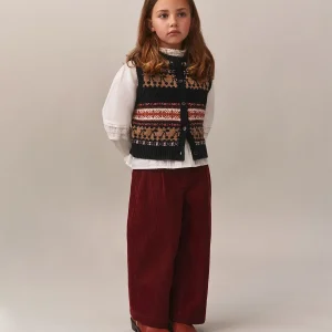 Pantalon Javey en velours côtelé