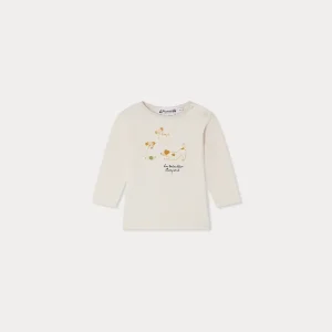 T-shirt Tahsin à imprimé Chiots en coton biologique