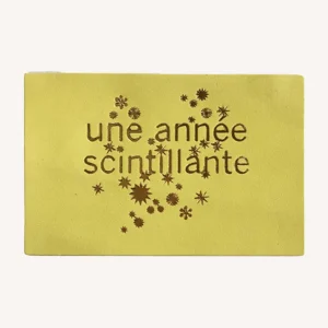 Carte postale "Année scintillante"