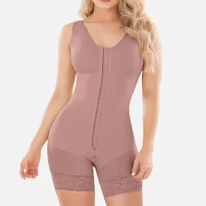 Combinaison ultra gainante rose