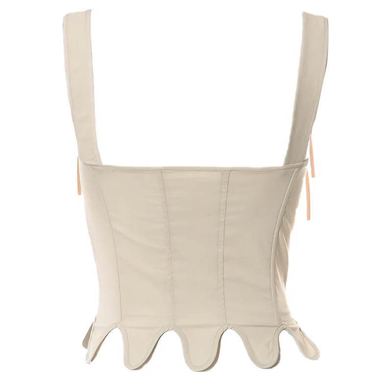 Corset à lacets devant style vintage – Image 4