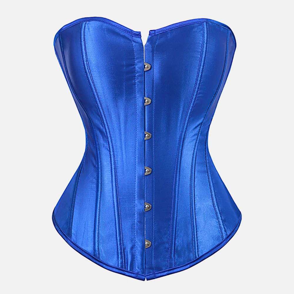 Corset bustier bleu – Image 3