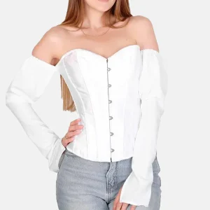 Corset bustier habillé blanc