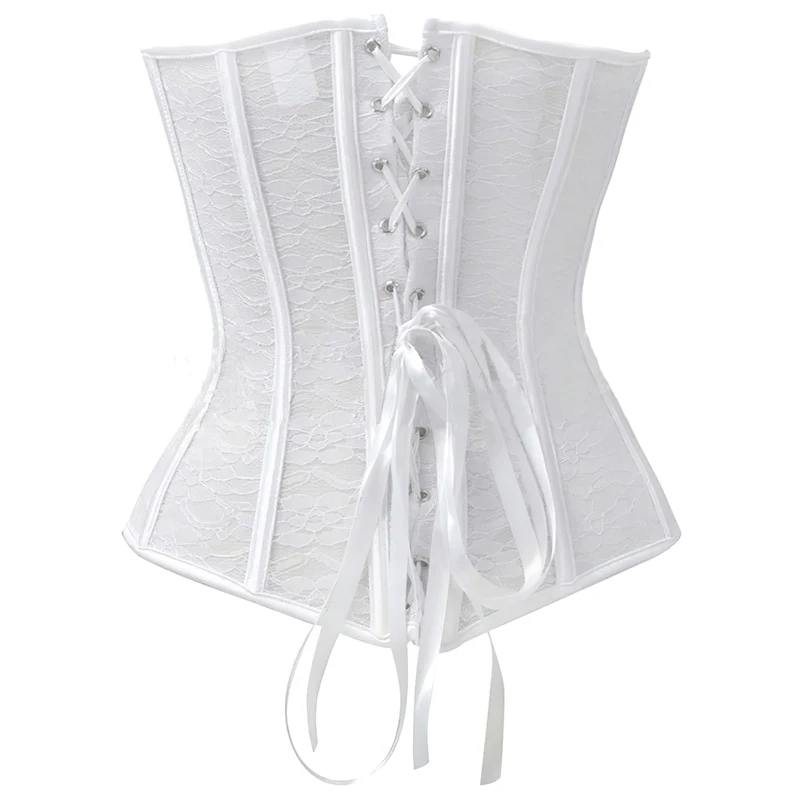Corset en dentelle blanc – Image 6