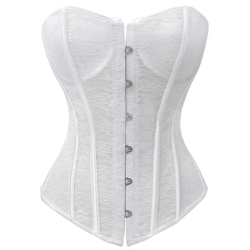 Corset en dentelle blanc – Image 5
