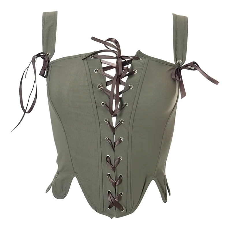 Corset kaki style bustier – Image 5