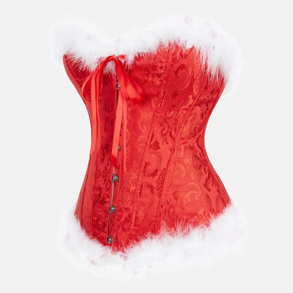 Corset bustier rouge "Mère Noël" – Image 3