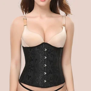 Corset victorien serre-taille noir