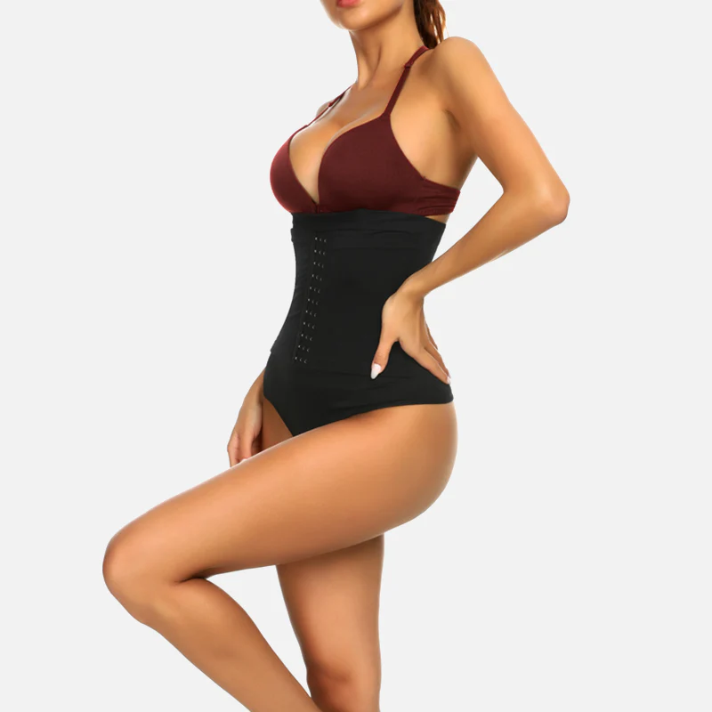 Culotte haute amincissante noire – Image 3