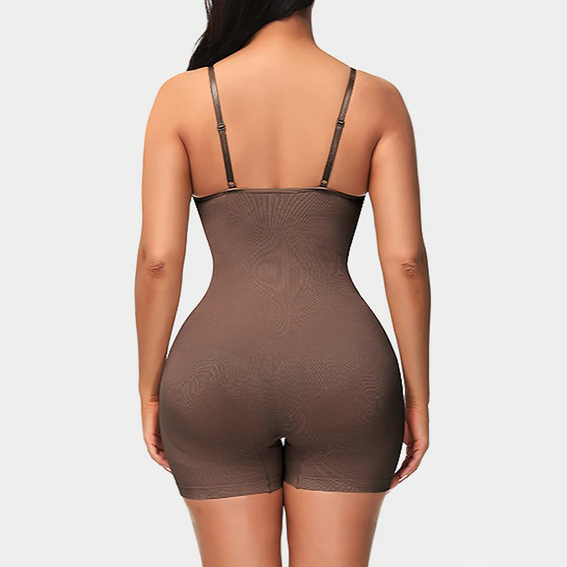 Gaine combinaison amincissante marron – Image 4